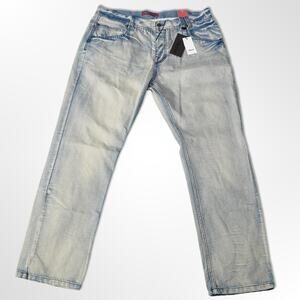 Orisue Acid Wash Jeans - Men's 38x33 Classic Fit